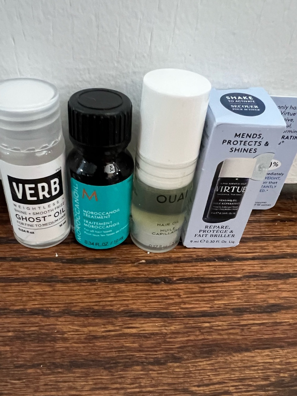 NWT Hair Oil Bundle - Verb Moroccan Oil Virtue Ouai